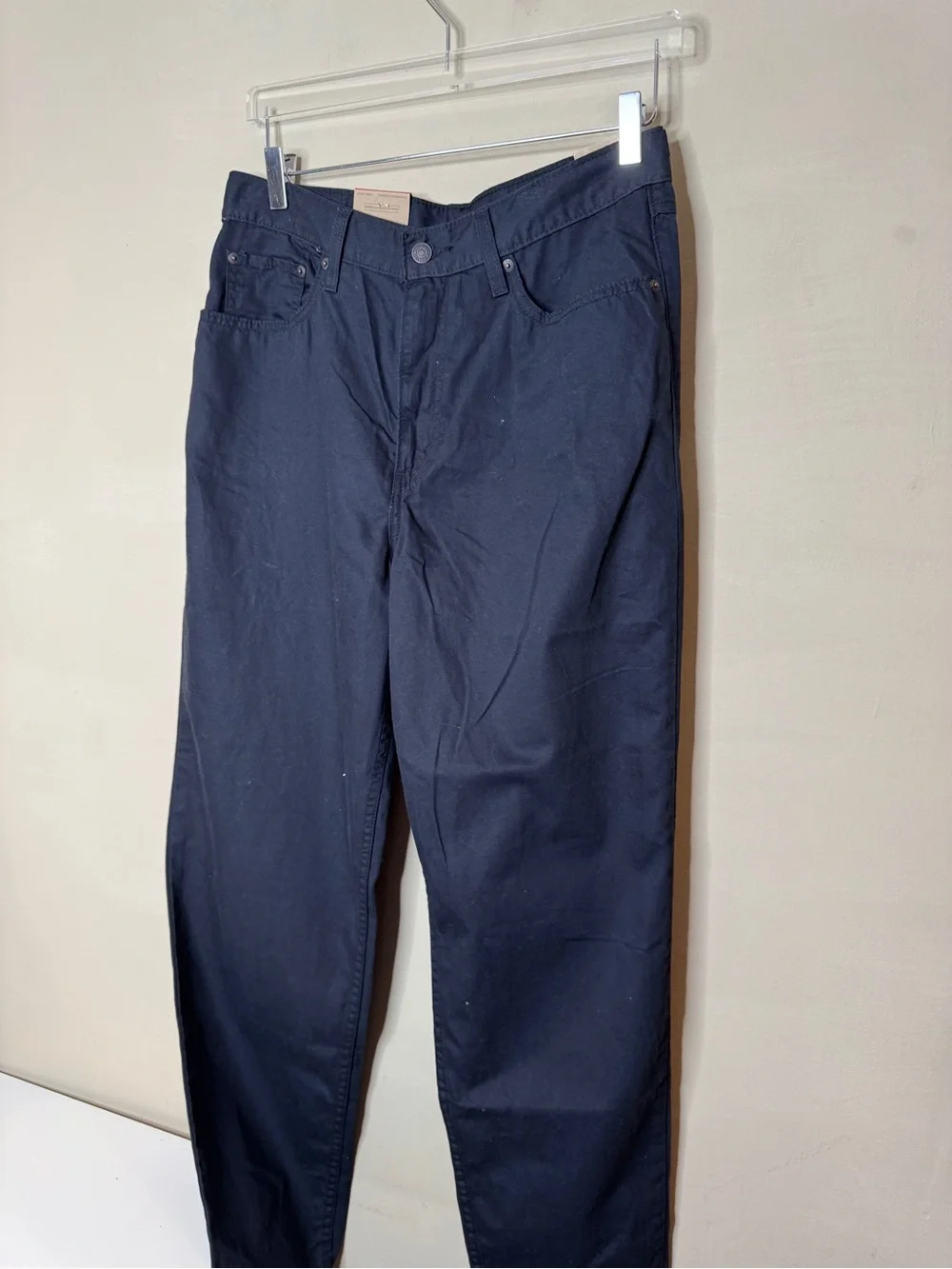 Levi’s High Waisted Mom Jeans Black 31x30 Tapered High Rise Relaxed Fit NWT